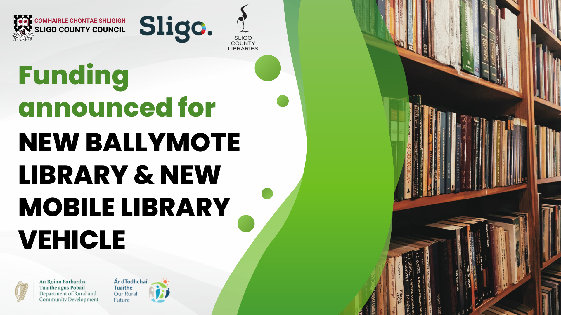 Funding Announced for Sligo County Library